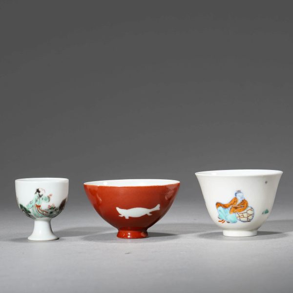 Set of Porcelain Cups