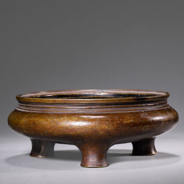 3292：A Tripod Censer with Inscription, Oujiang Collection