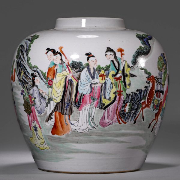 3314：A Polychrome Jar with Ladies