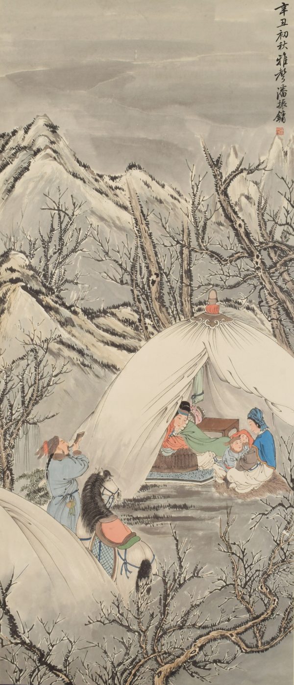 3326：PAN ZHENYONG (1905-1991) - FIGURES ON PAPER