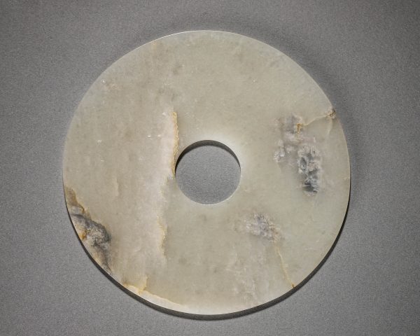 4102:A Chinese Warring States plain jade disc.