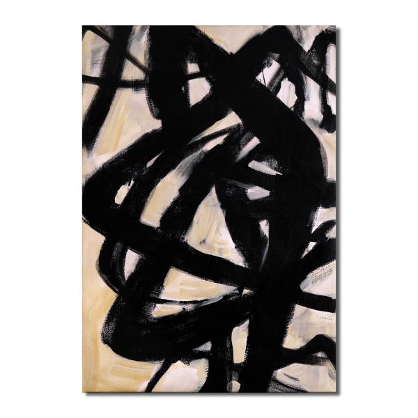 4020:FRANZ KLINE(1910-1962), OIL ON CANVAS